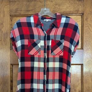 Short Sleeve Plaid Shirt